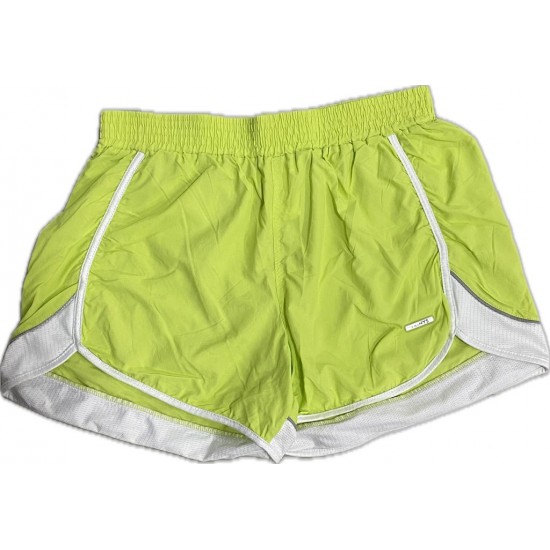 SHORTS TRINYS COM REFLETIVO - VERDE/BRANCO